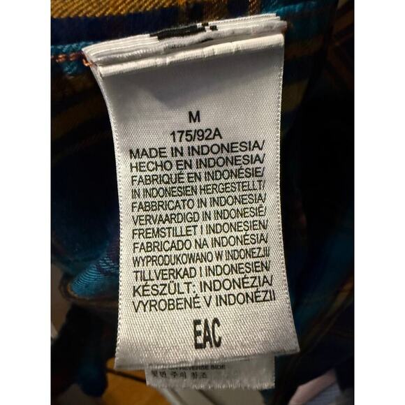 Marmot Womens Multicolor Plaid Long Sleeve Button Down - Medium - Picture 7 of 8